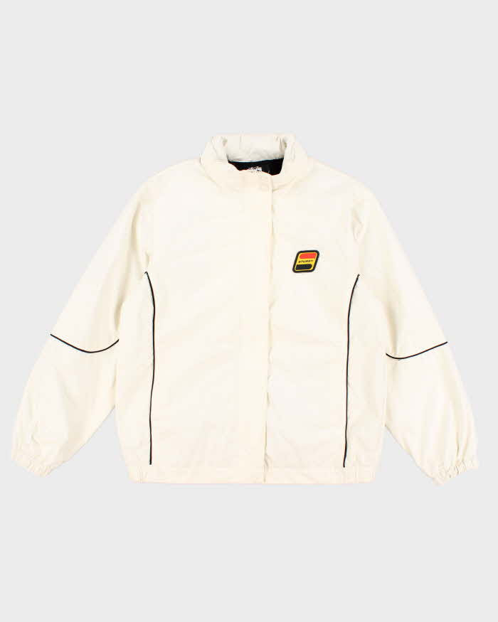 Stussy Cream Windbreaker Jacket - M