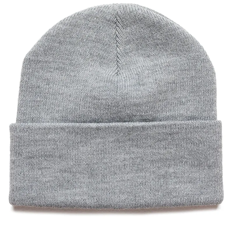 Stussy Stock Cuff Beanie - Grey Heather