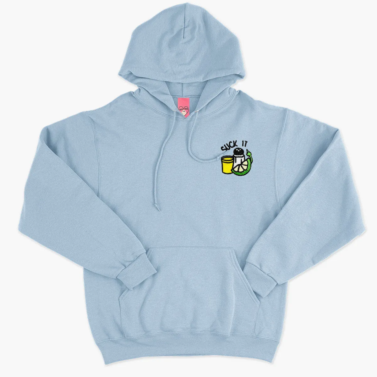 Suck It Tequila Embroidered Hoodie (Unisex)