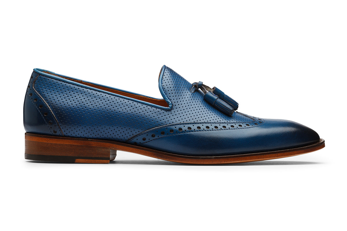 Tassel Loafer with Perforations -CB