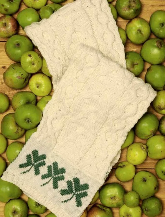 Three Shamrocks Merino Scarf