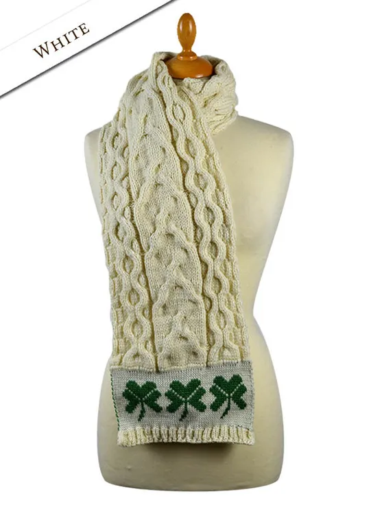 Three Shamrocks Merino Scarf