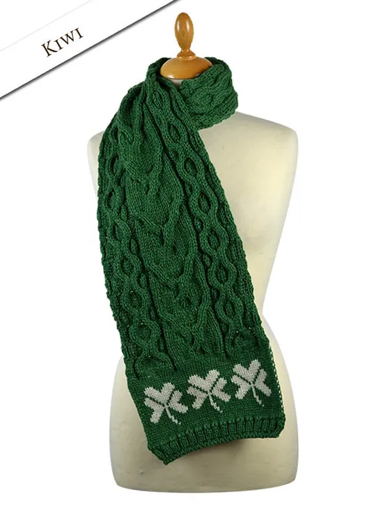 Three Shamrocks Merino Scarf