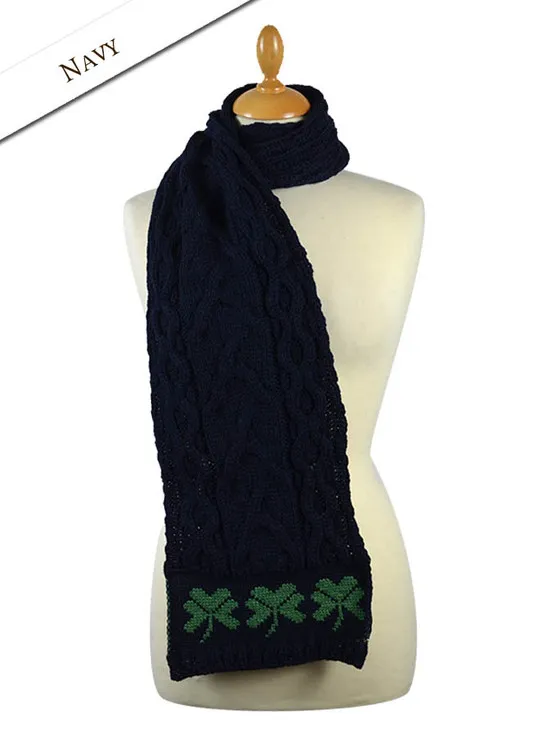 Three Shamrocks Merino Scarf