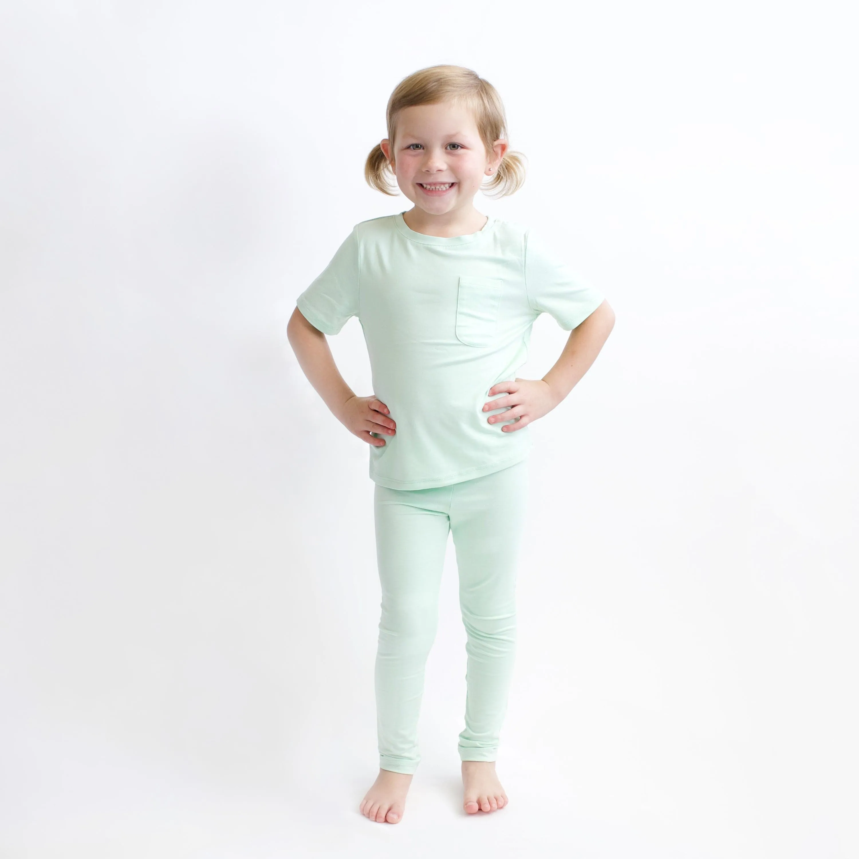 Toddler Leggings in Mint