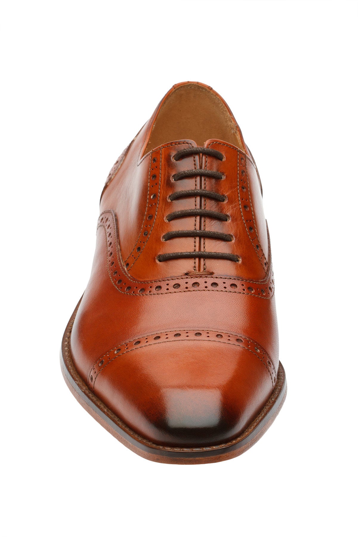 Toecap Brogue Oxford -Lab Tan