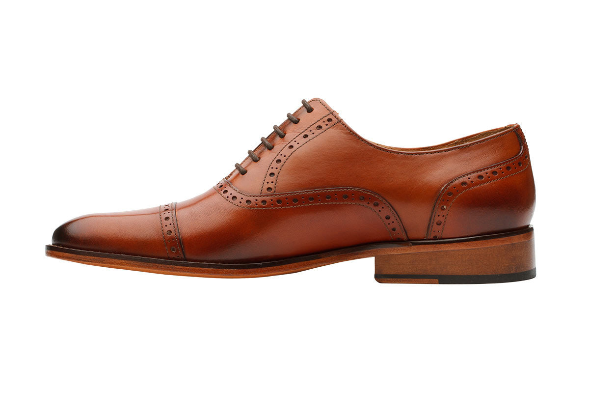 Toecap Brogue Oxford -Lab Tan