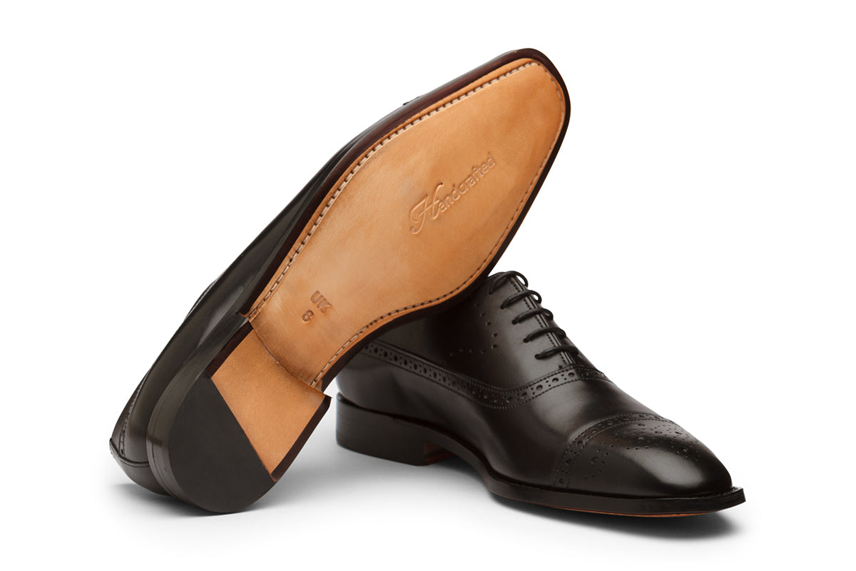 Toecap Oxford with Medallion-B