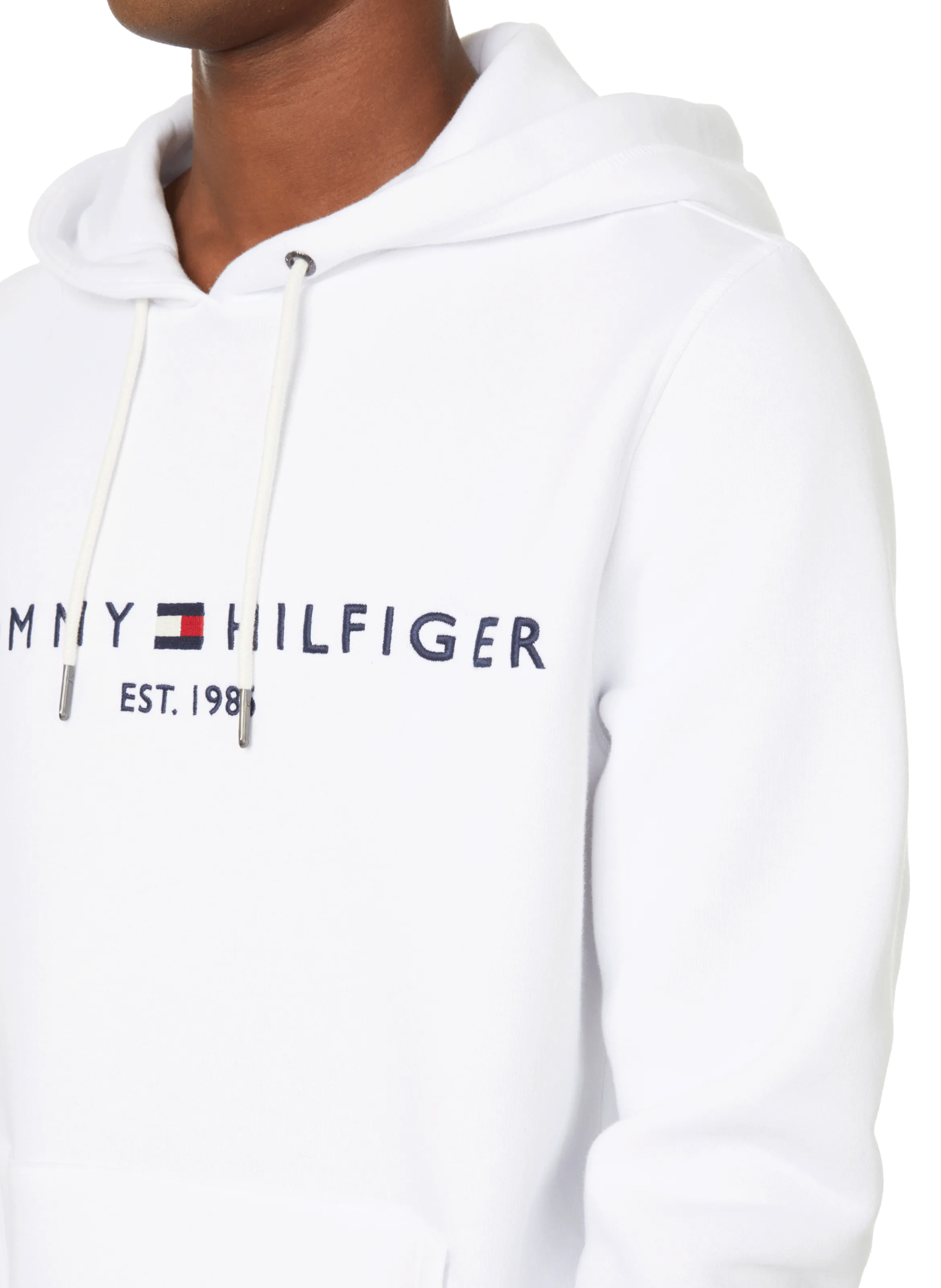 Tommy hilfiger  Organic cotton and recycled polyester hoodie - White