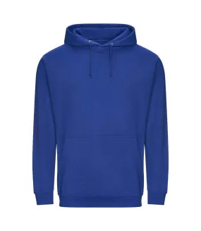 Unisex college hooded sweatshirt / hoodie bright royal blue Awdis