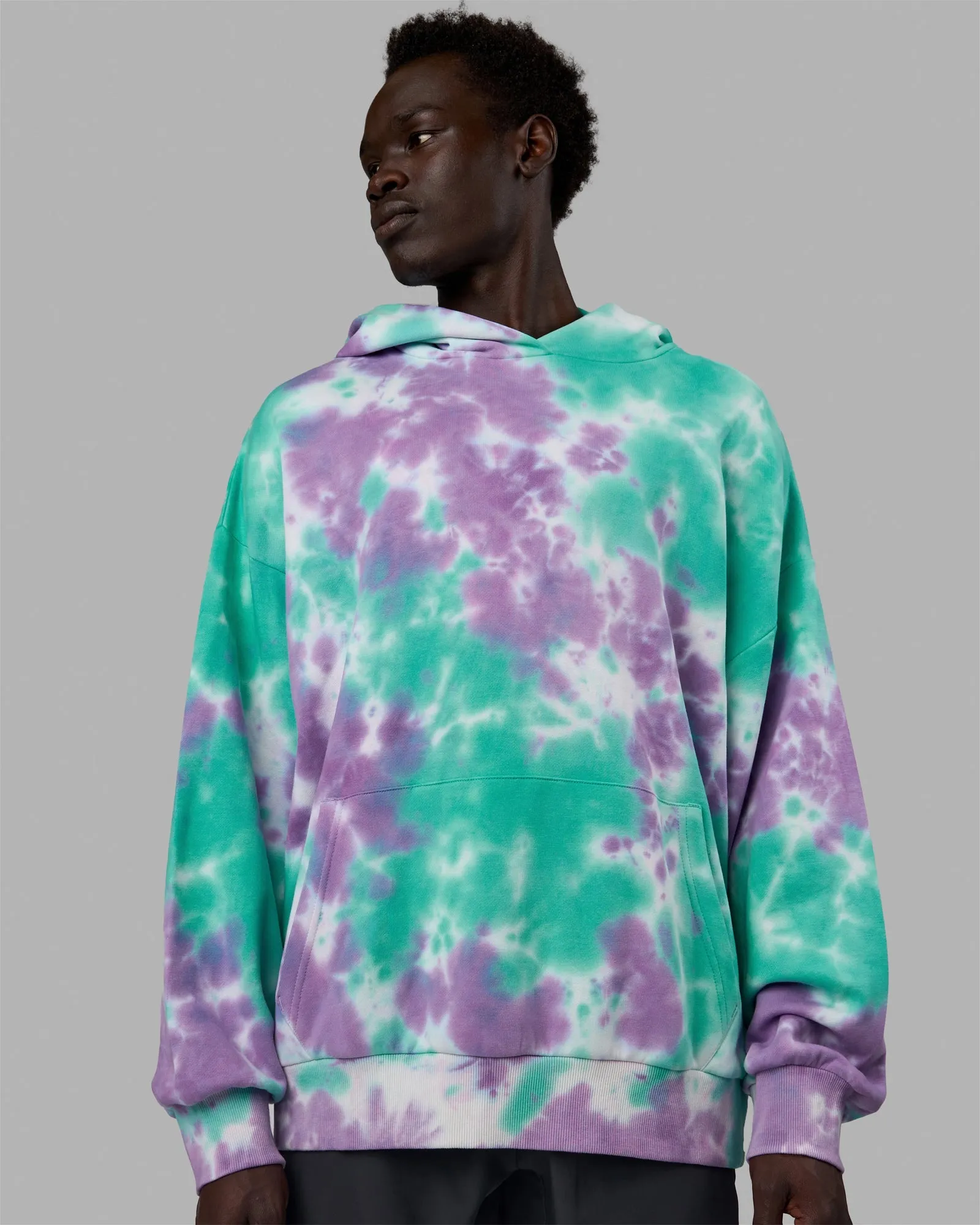 Unisex Lifting Club Hoodie Oversize - Cockatoo-Tie Dye