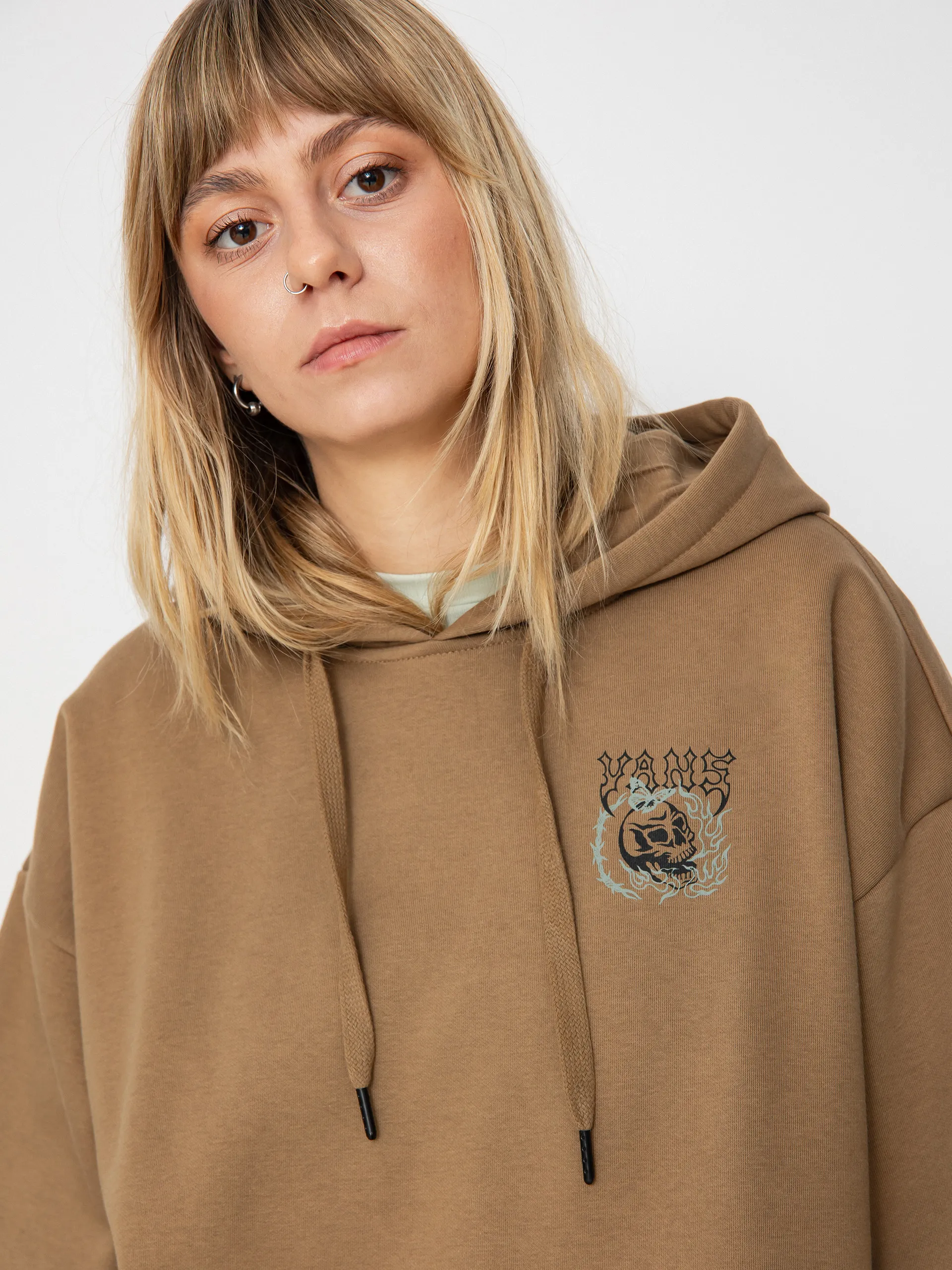 Vans Skull Os HD Wmn Hoodie (otter)