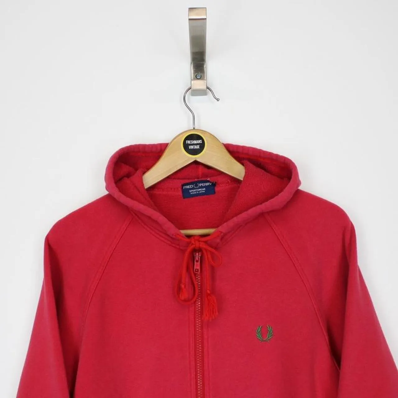 Vintage Fred Perry Hoodie Medium