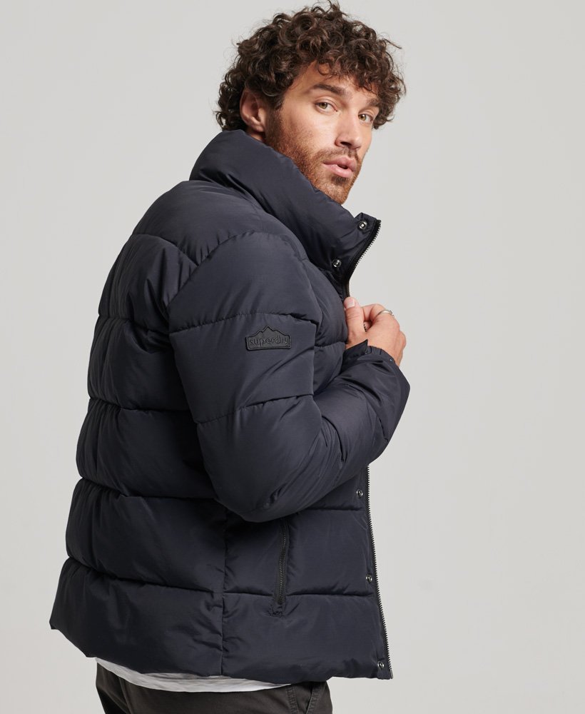 Vintage Retro Puffer | Jet Black