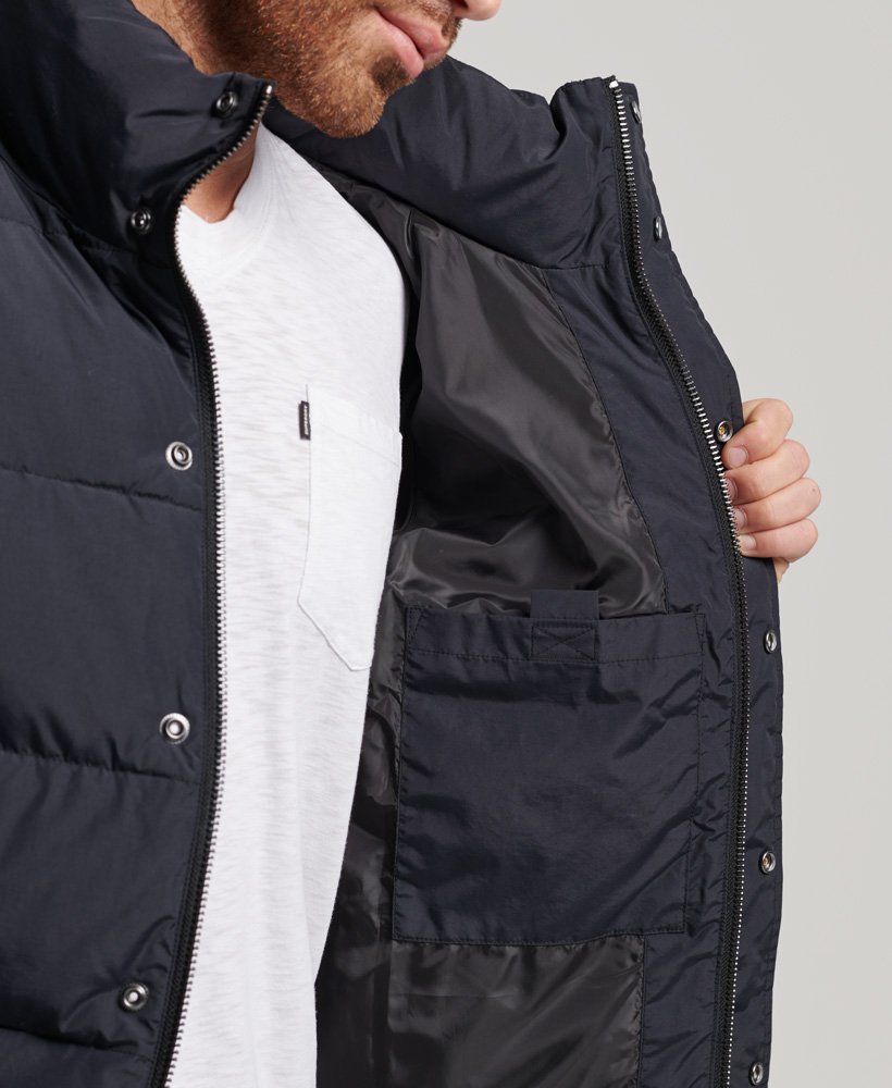 Vintage Retro Puffer | Jet Black