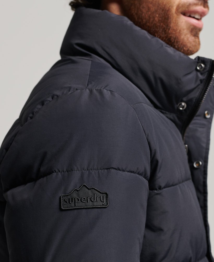 Vintage Retro Puffer | Jet Black