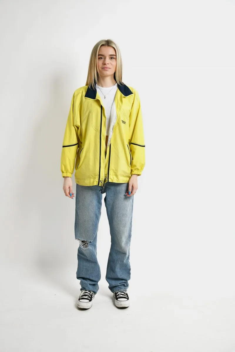 Vintage yellow windbreaker jacket