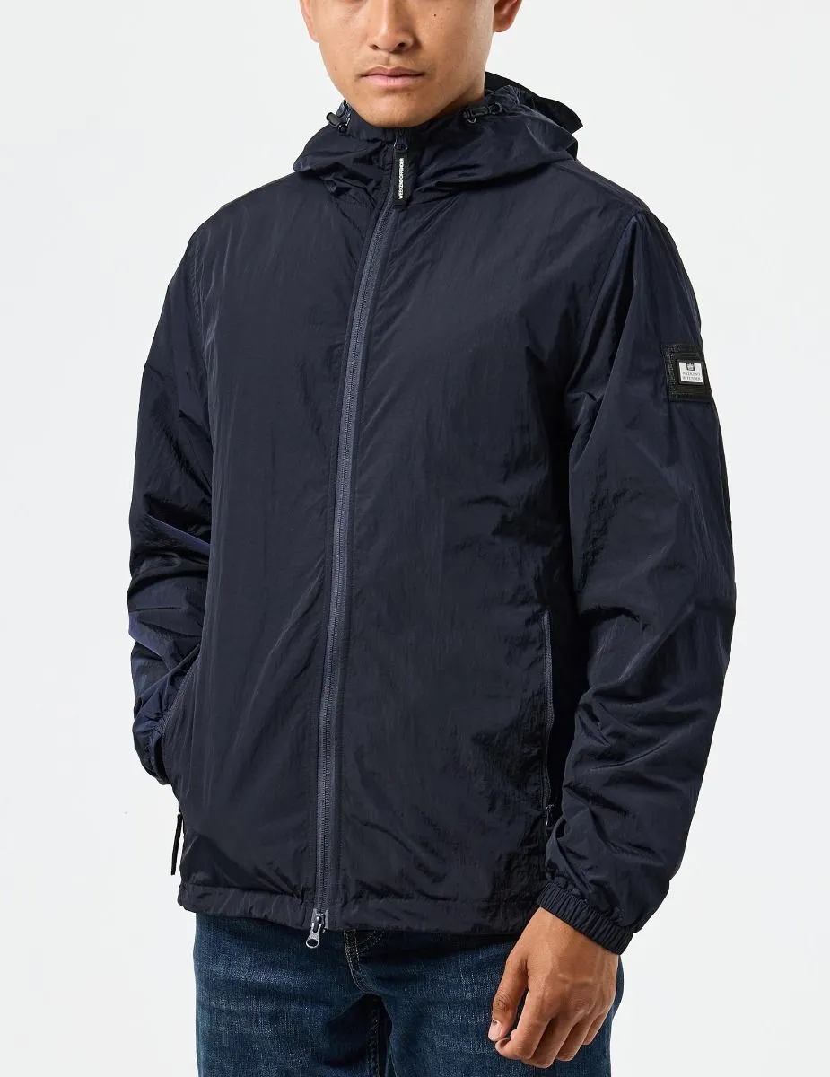 Weekend Offender Technician Facemask Fleece Lined Jacket Navy