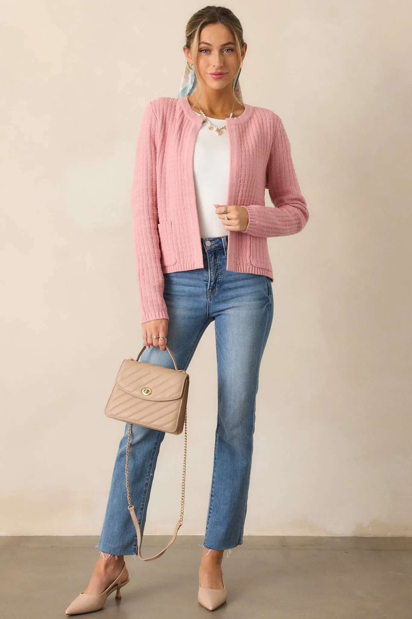 Which Chapter Rose Knit Cardigan