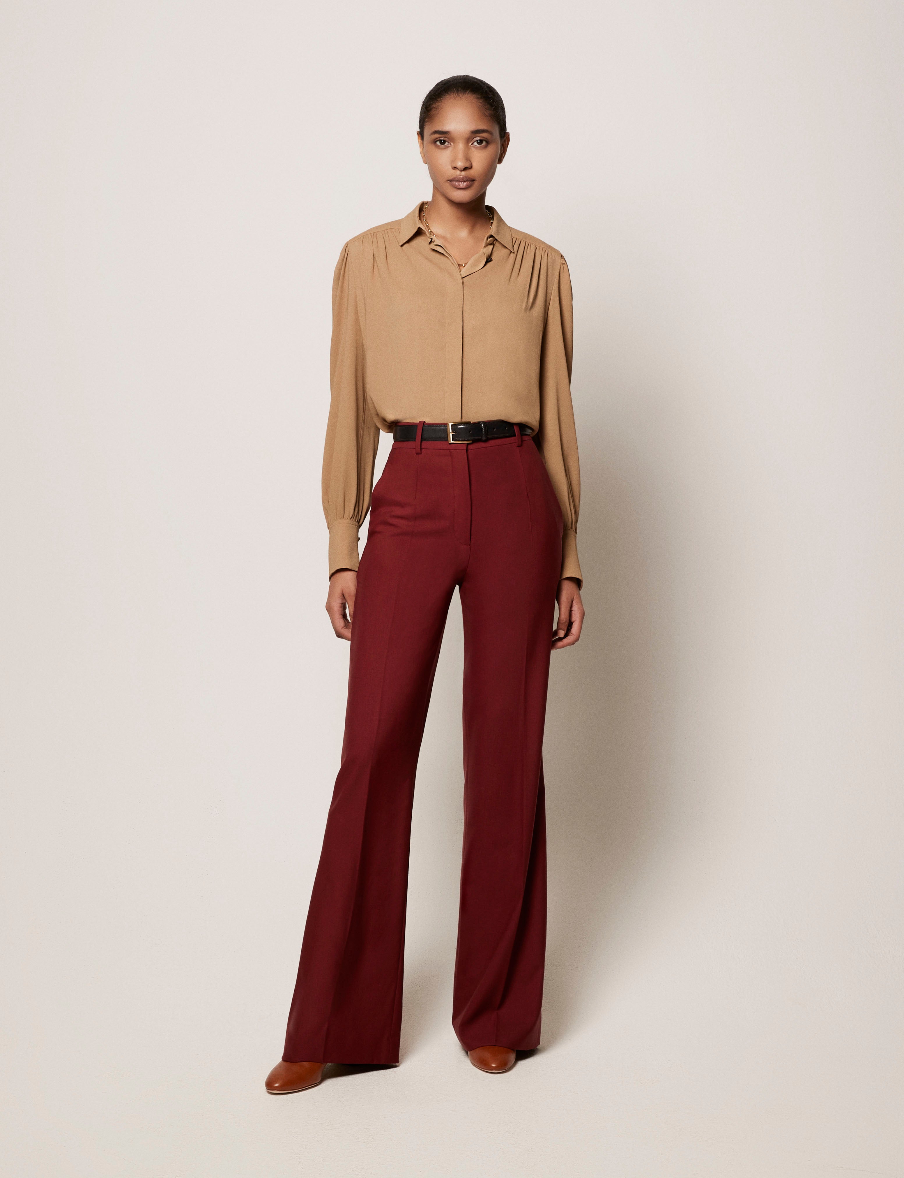 Wide Leg Suit Pant