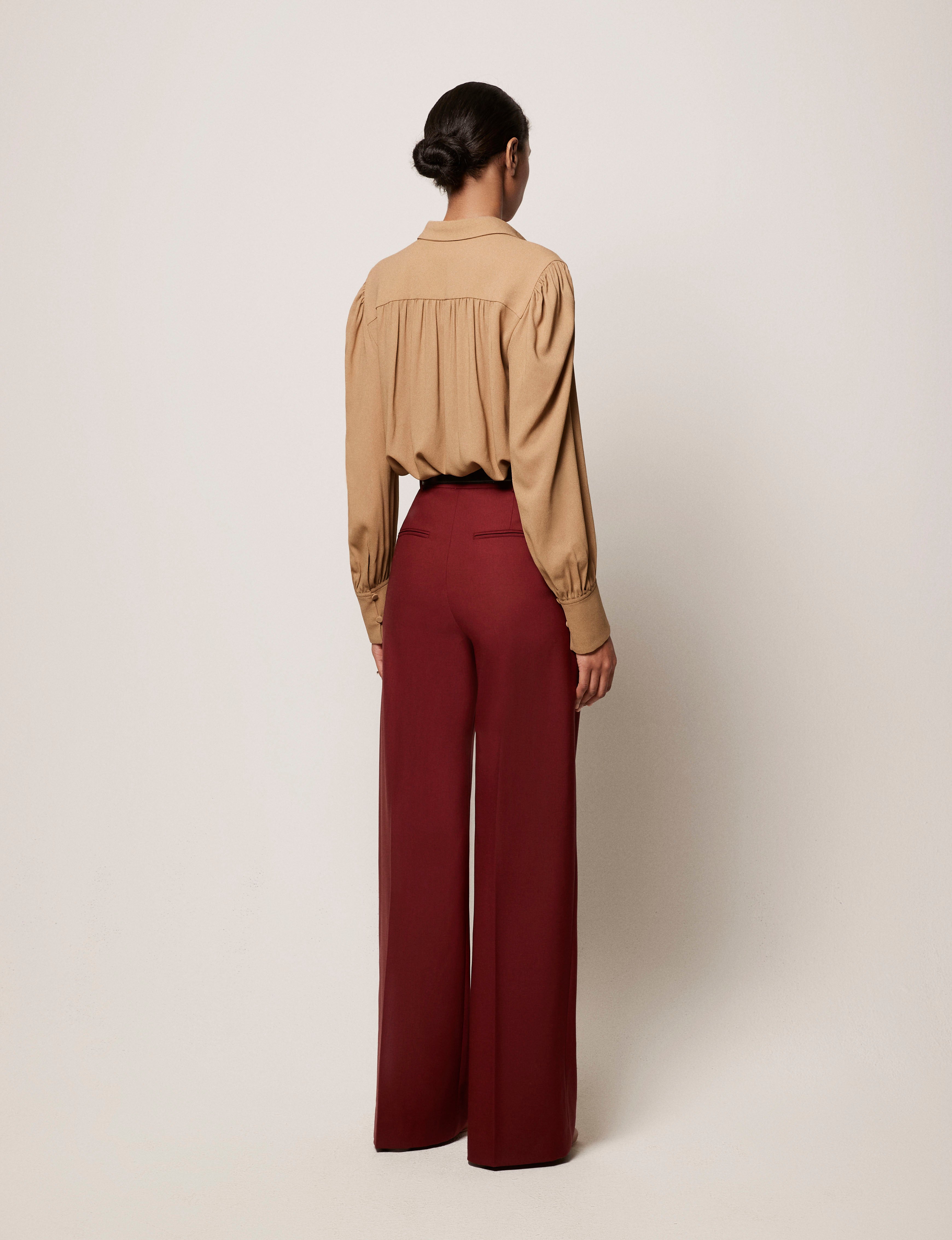 Wide Leg Suit Pant