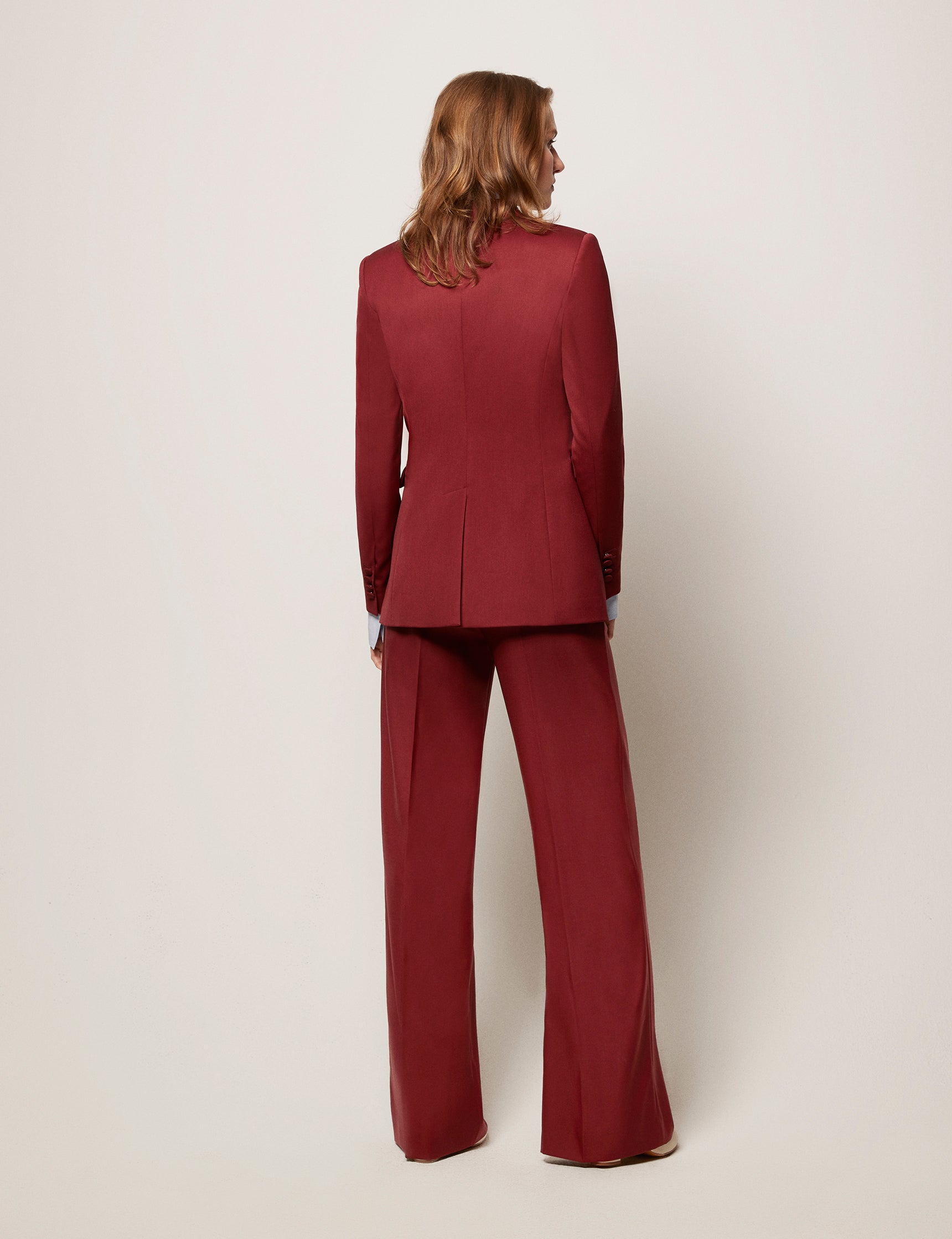 Wide Leg Suit Pant