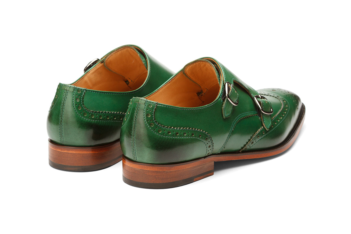 WINGCAP BROGUE DOUBLE MONK -DF