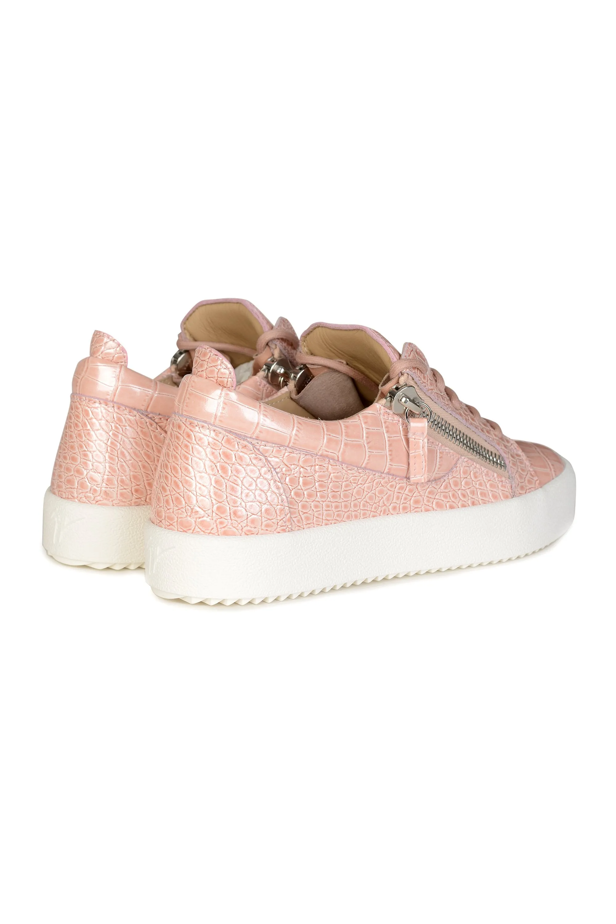 Womens Gloss Croc Low Sneakers