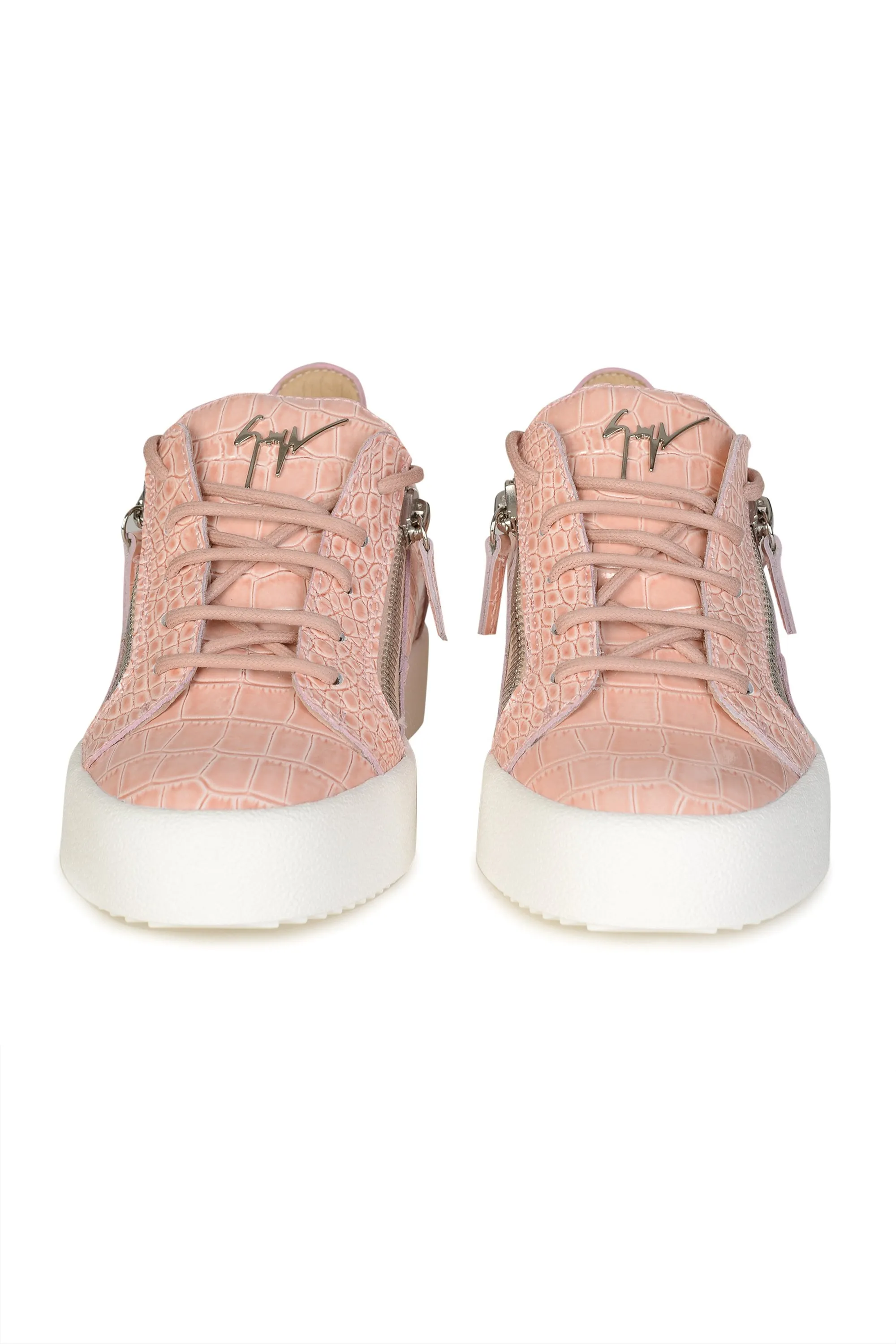 Womens Gloss Croc Low Sneakers