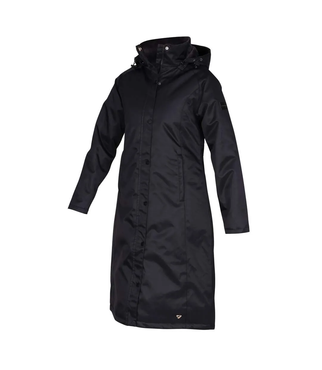 Womens/ladies halcyon waterproof coat black Aubrion