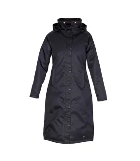 Womens/ladies halcyon waterproof coat black Aubrion