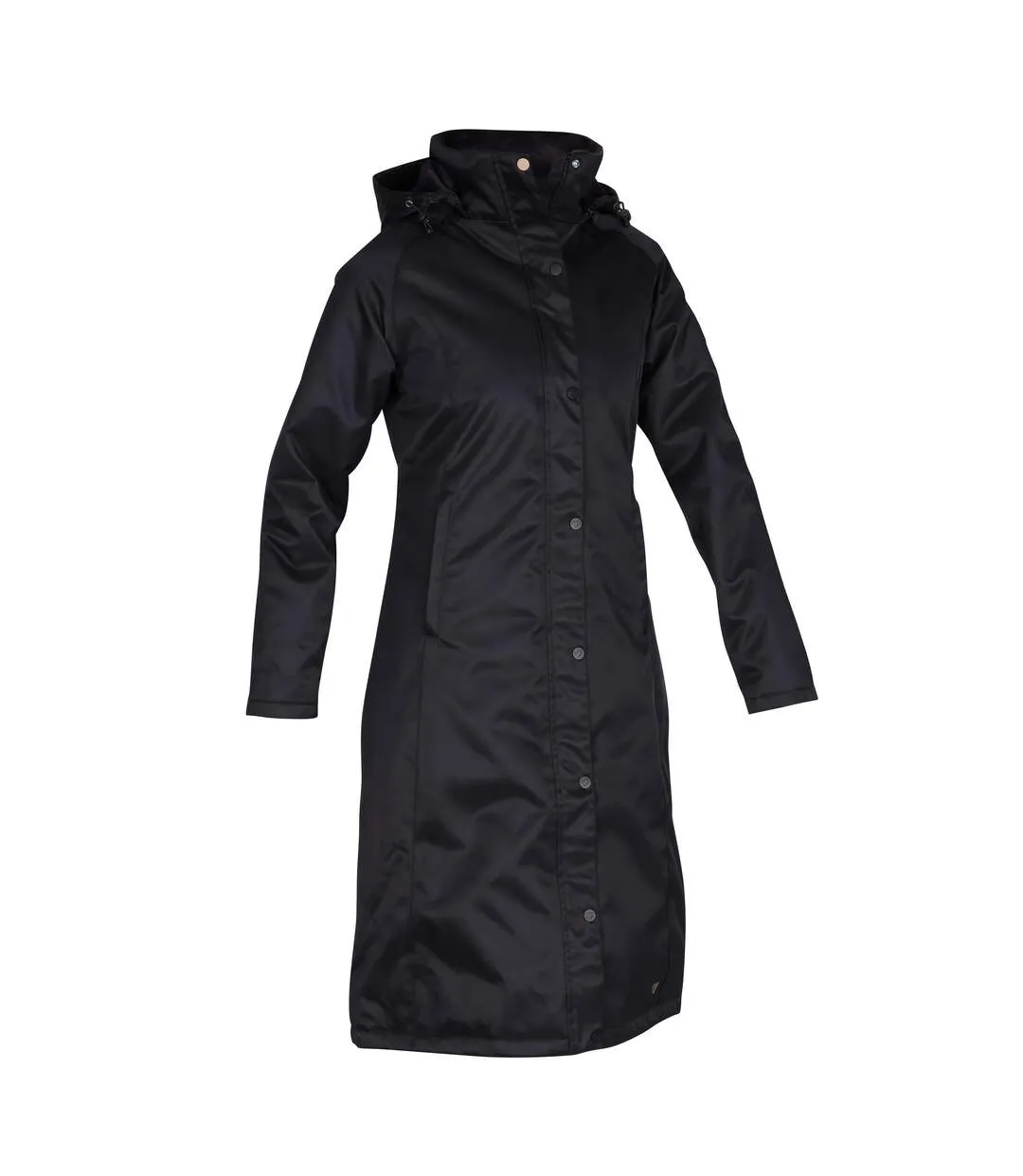 Womens/ladies halcyon waterproof coat black Aubrion