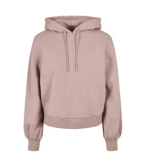 Womens/ladies organic oversized hoodie dusk rose Build Your Brand