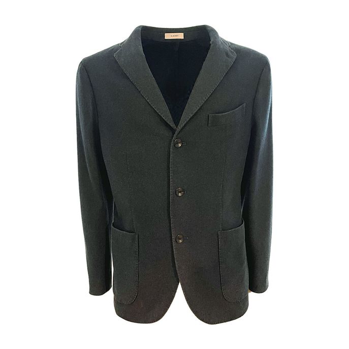 WOOL BLAZER Man Dark grey