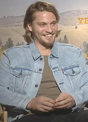 Yellowstone Luke Grimes Blue Denim Jacket | William Jacket