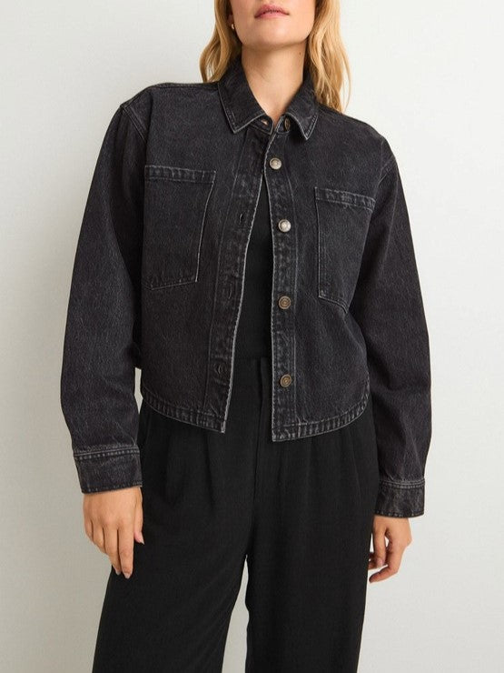 Z SUPPLY Cropped Denim Jacket