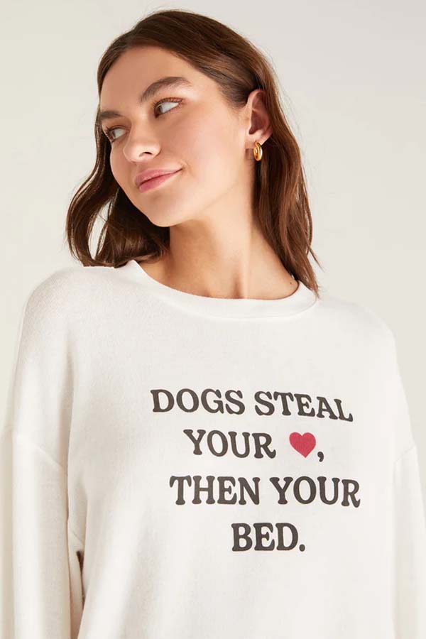 Z Supply Elle Dogs Long Sleeve